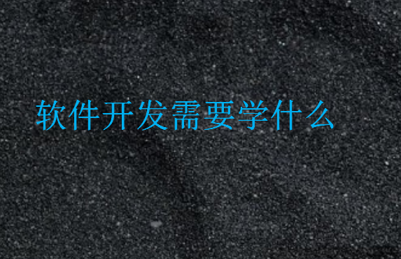 軟件開發(fā)需要學什么